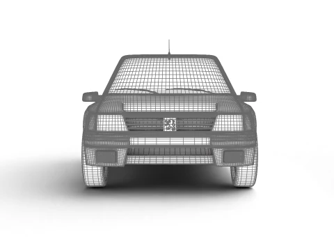 Peugeot 205 turbo 16 1984 Modelo 3D