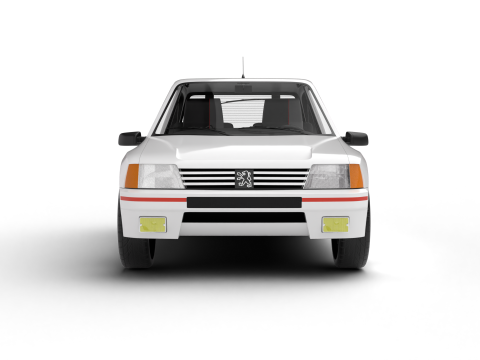Peugeot 205 Turbo 16 1984 Modèle 3D