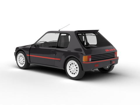 Peugeot 205 Turbo 16 1984 3Dモデル