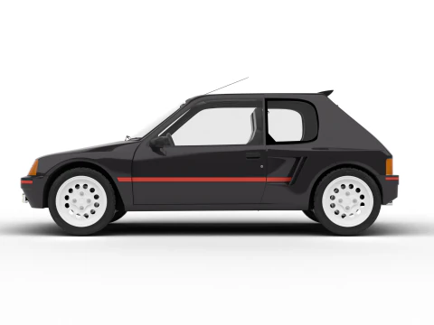 Peugeot 205 Turbo 16 1984 3D Model