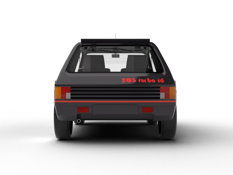 Peugeot 205 Turbo 16 1984 3Dモデル