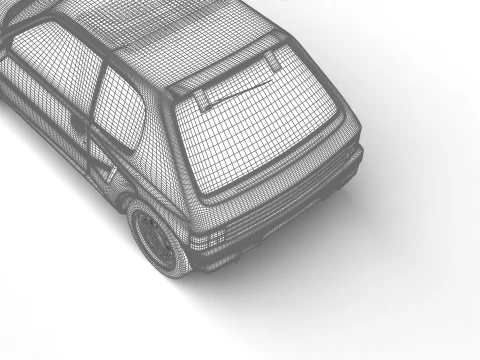 Peugeot 205 Turbo 16 1984 3D Model