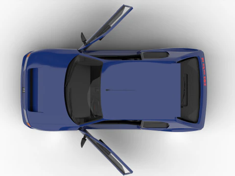 Peugeot 205 Turbo 16 1984 HQ 3D Model
