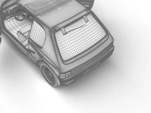 Peugeot 205 Turbo 16 1984 HQ 3D Model
