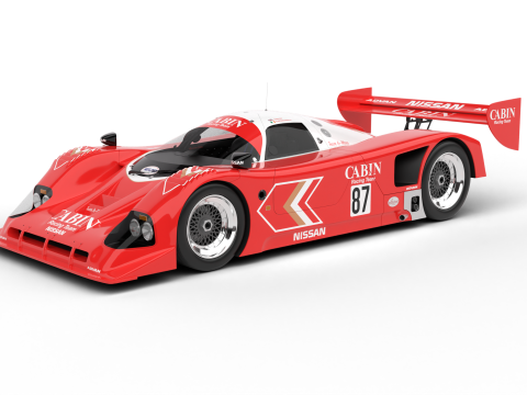 Nissan R90CK Cabin Racing 1990 3D 모델