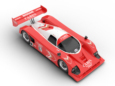 Nissan R90CK Cabin Racing 1990 3Dモデル