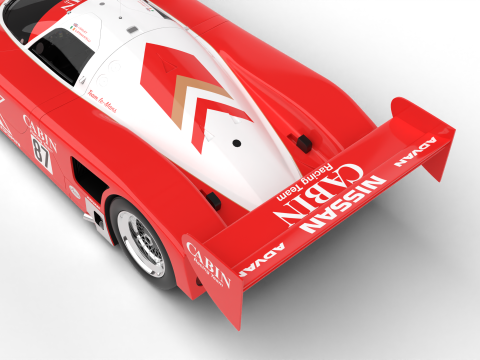 Nissan R90CK Cabin Racing 1990 3Dモデル