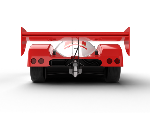 Nissan R90CK Cabin Racing 1990 3Dモデル