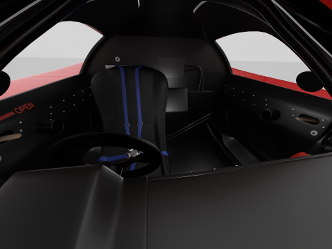 Nissan R90CK Cabin Racing 1990 3Dモデル