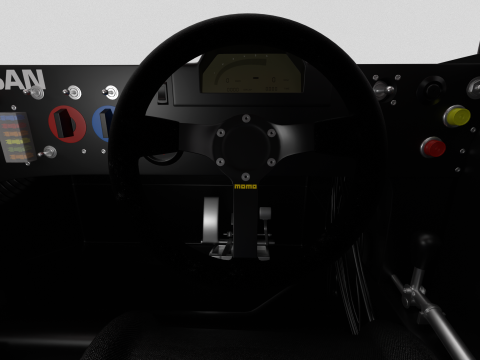 Nissan R90CK Cabin Racing 1990 3Dモデル