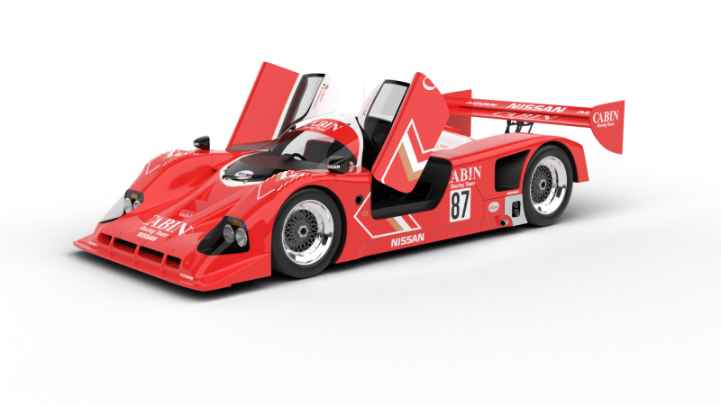 Nissan R90CK Cabin Racing 1990 HQ 3D Модель .c4d .max .obj .3ds .fbx .stl .blend