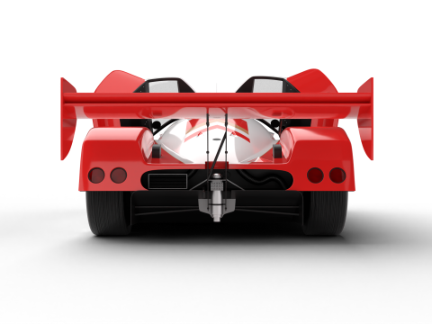 Nissan R90CK Cabin Racing 1990 HQ 3D Модель