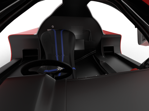 Nissan R90CK Cabin Racing 1990 HQ 3D Модель