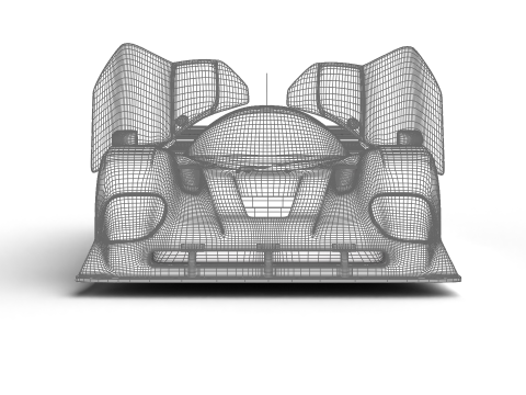 Nissan R90CK Cabin Racing 1990 HQ 3D Модель