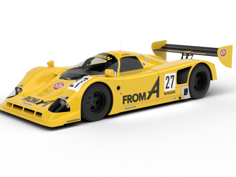 Nissan R90CK From A Racing 1990 3D Model