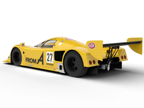 Nissan R90CK From A Racing 1990 3D Model