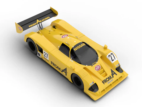 Nissan R90CK From A Racing 1990 3D Model