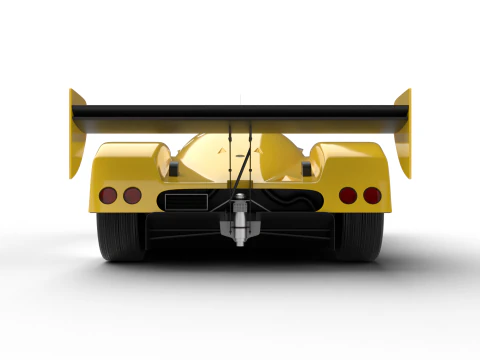 Nissan R90CK From A Racing 1990 3D Model