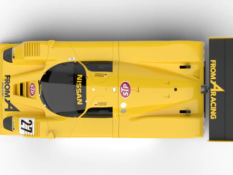 Nissan R90CK From A Racing 1990 3D Model