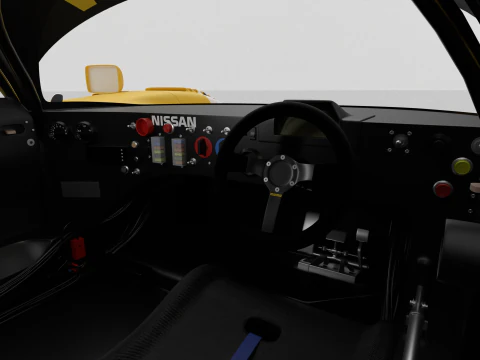 Nissan R90CK From A Racing 1990 3D Model