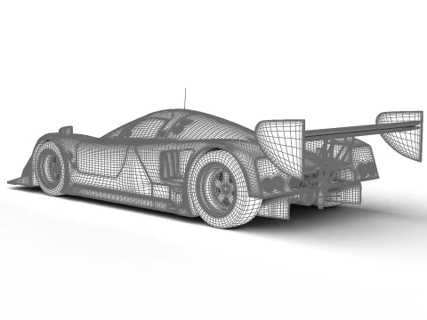 Nissan R90CK From A Racing 1990 3D Model