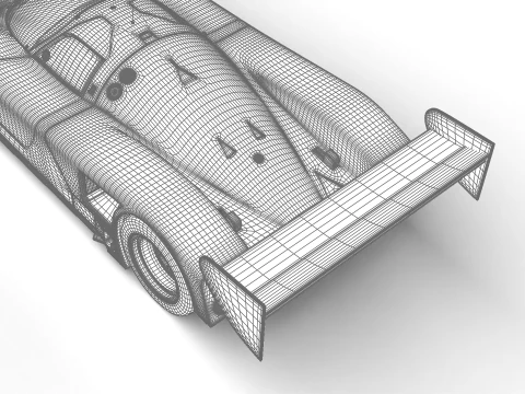 Nissan R90CK From A Racing 1990 3D Model
