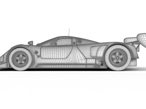 Nissan R90CK From A Racing 1990 3D Model