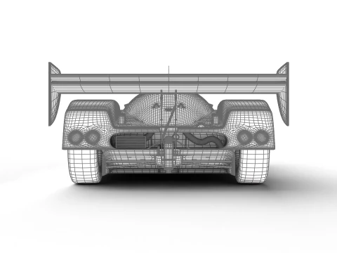 Nissan R90CK From A Racing 1990 3D Model