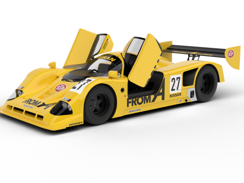 Nissan R90CK From A Racing 1990 HQ Modèle 3D