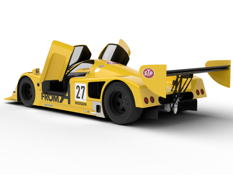 Nissan R90CK From A Racing 1990 HQ 3D-Modell