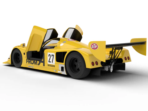 Nissan R90CK From A Racing 1990 HQ 3D Model