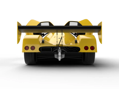 Nissan R90CK From A Racing 1990 HQ 3D Model