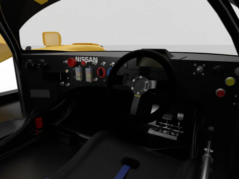 Nissan R90CK From A Racing 1990 HQ 3D Model
