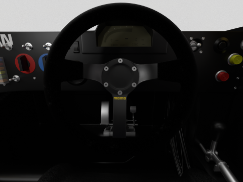Nissan R90CK From A Racing 1990 HQ 3D-Modell