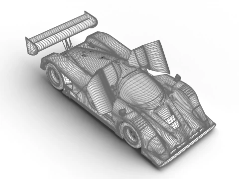 Nissan R90CK From A Racing 1990 HQ 3D Model