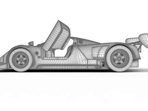 Nissan R90CK From A Racing 1990 HQ 3D Model