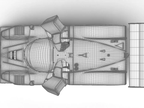 Nissan R90CK From A Racing 1990 HQ 3D Model