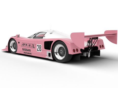 Nissan R90CK Italya Team Racing 1990 3D-Modell