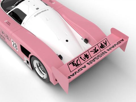 Nissan R90CK Italya Team Racing 1990 3D-Modell