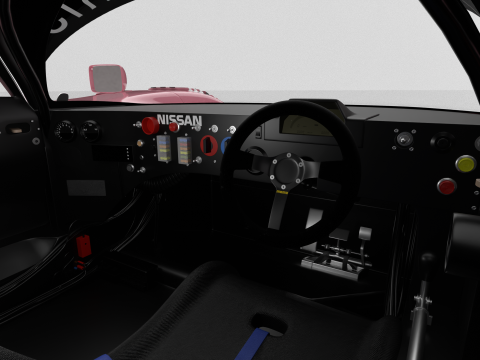 Nissan R90CK Italya Team Racing 1990 3D-Modell