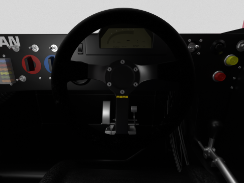 Nissan R90CK Italya Team Racing 1990 3D-Modell