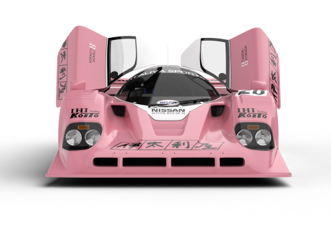 Nissan R90CK Italya Team Racing 1990 HQ 3Dモデル