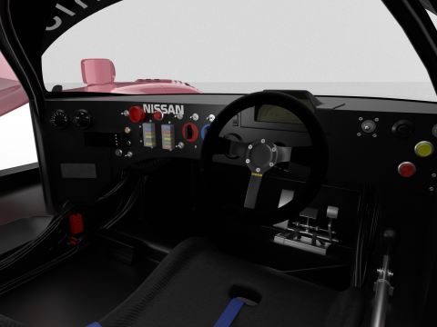 Nissan R90CK Italya Team Racing 1990 HQ 3Dモデル