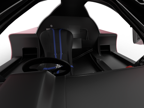 Nissan R90CK Italya Team Racing 1990 HQ 3Dモデル