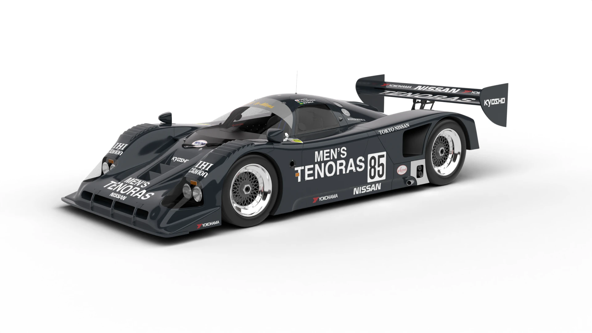 Nissan R90CK Tenoras Racing 1990 3D Model .c4d .max .obj .3ds .fbx .stl .blend 