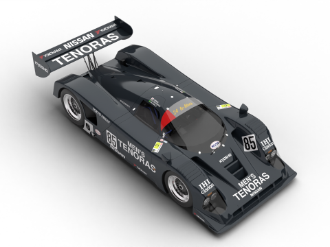 Nissan R90CK Tenoras Racing 1990 3D 모델