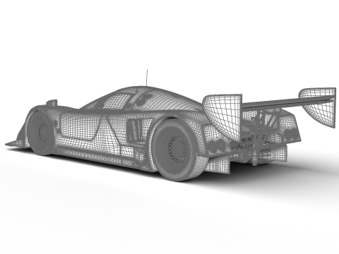 Nissan R90CK Tenoras Racing 1990 3D 모델