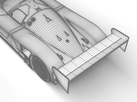 Nissan R90CK Tenoras Racing 1990 3D Model