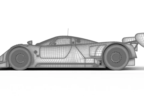 Nissan R90CK Tenoras Racing 1990 3D Model