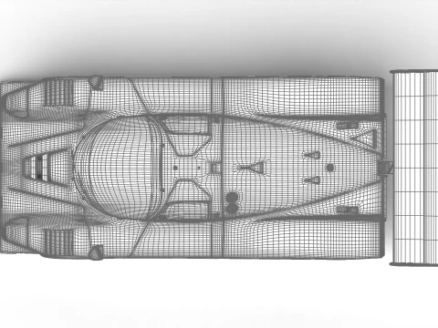 Nissan R90CK Tenoras Racing 1990 3D Model